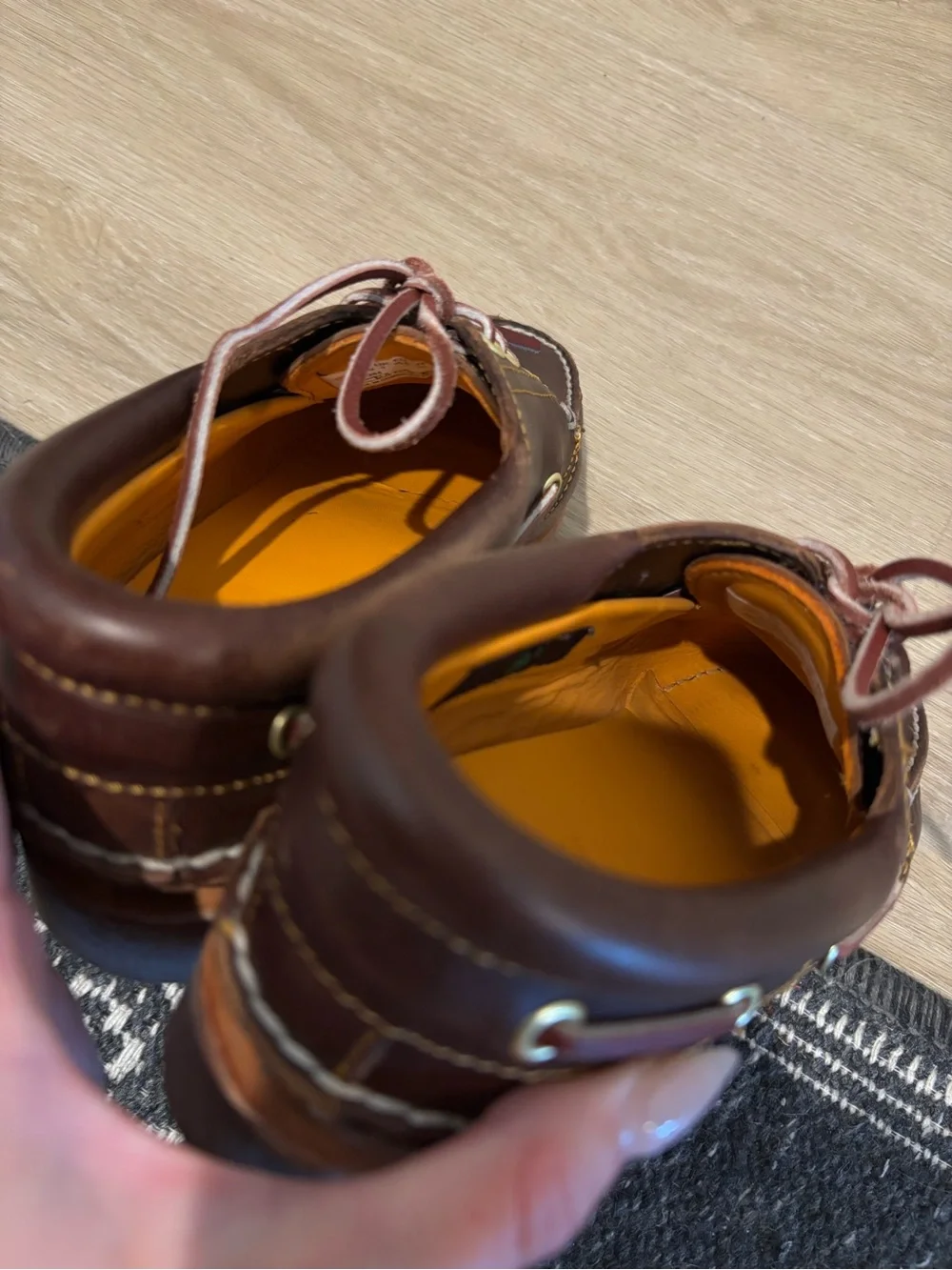 Timberland Noreen Woman’s Classic Brown Leather Boat Shoes
